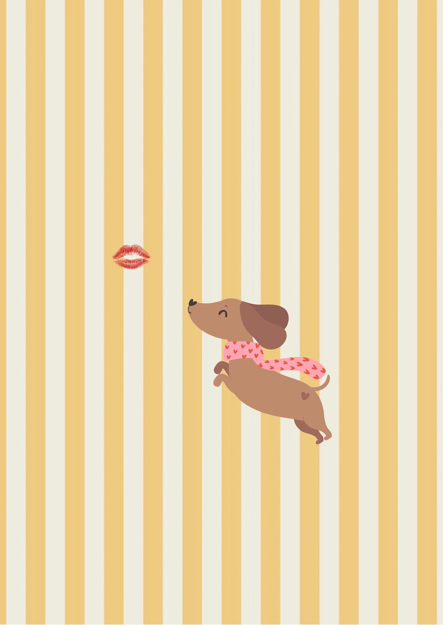 Karte "Dog Kiss"