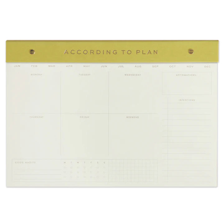 Weekly Notepad Matcha