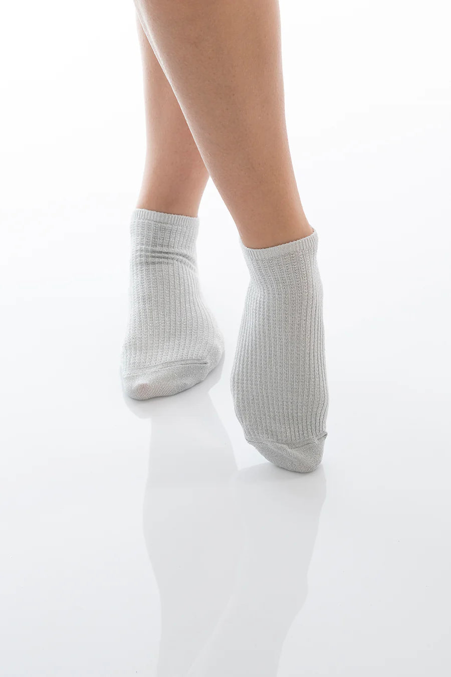 Socken Emma Glitzer Silber