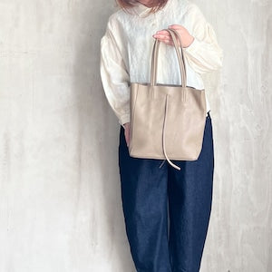 Ledertasche Cabas klein