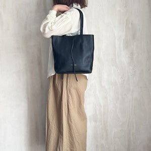Ledertasche Cabas klein