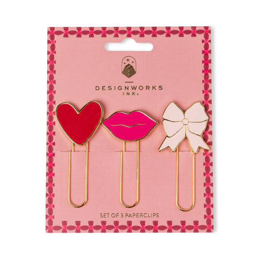 Papierklips (3er Set): Love