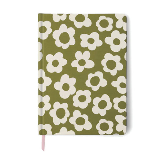 Journal: Green Groovy Floral