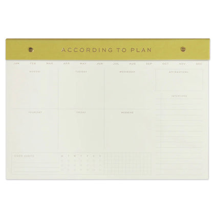 Weekly Notepad Matcha