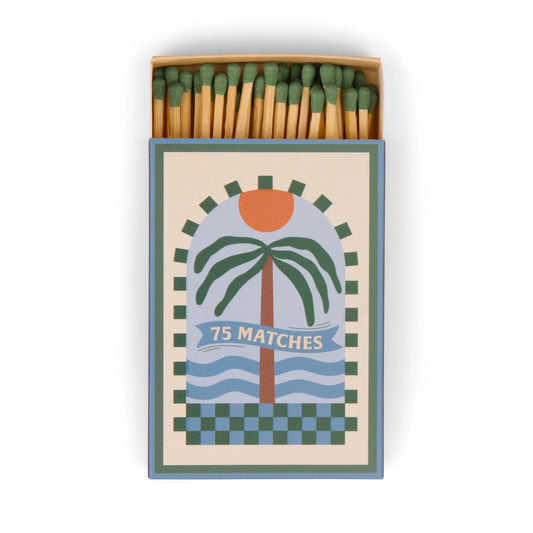 Streichhölzer "Palm Tree" Dark Green - 75 matches