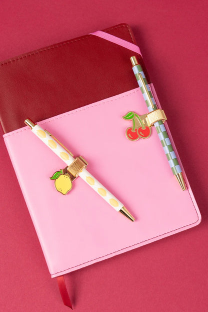 Stifthalter (2er Set): Lemon + Cherry