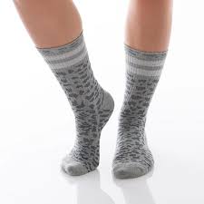 Socken Amanda Grau/Silber