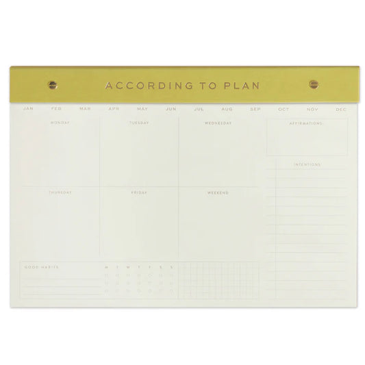 Weekly Notepad Matcha