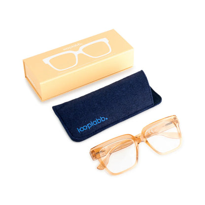 Lesebrille MAX Crystal Champagne