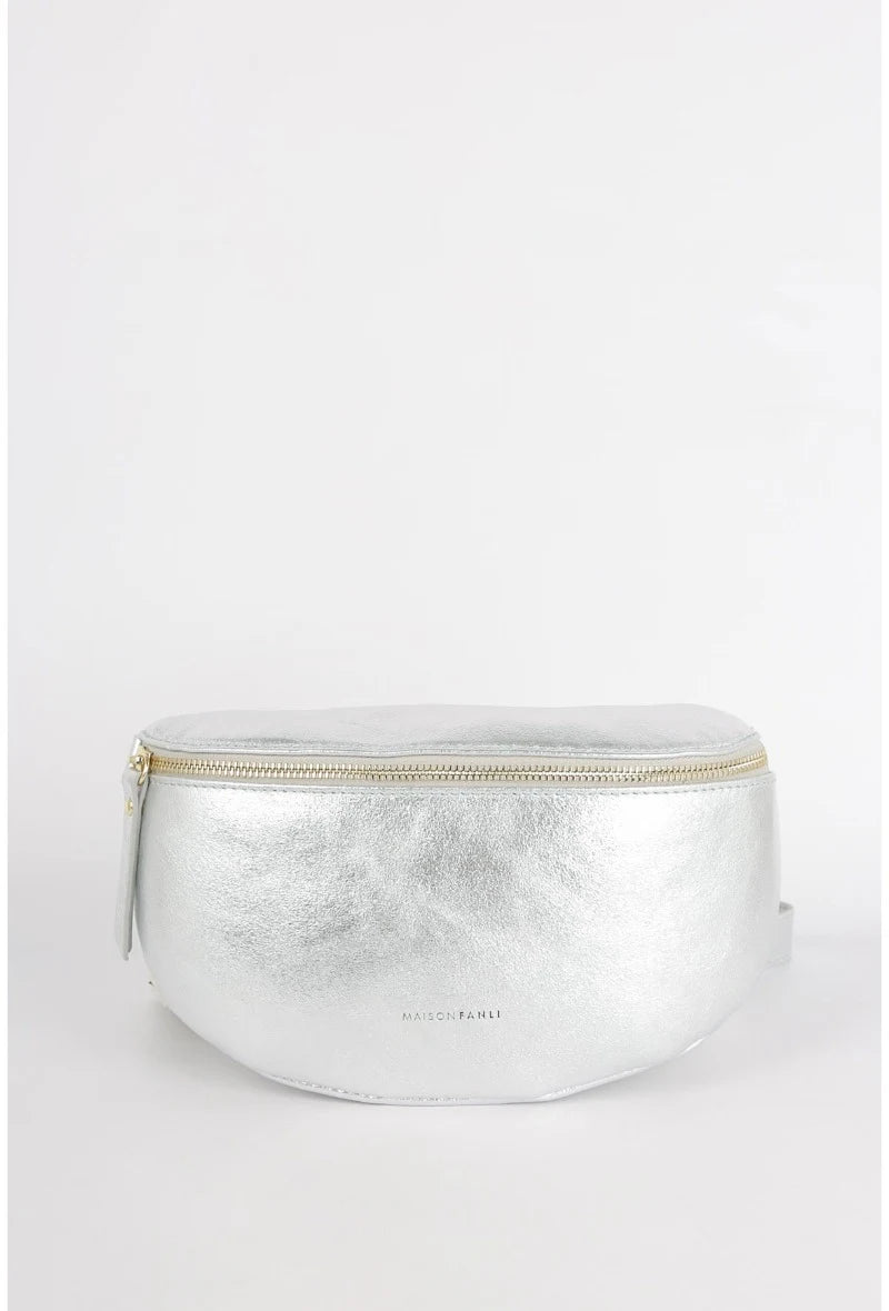 Ledertasche Halbrund