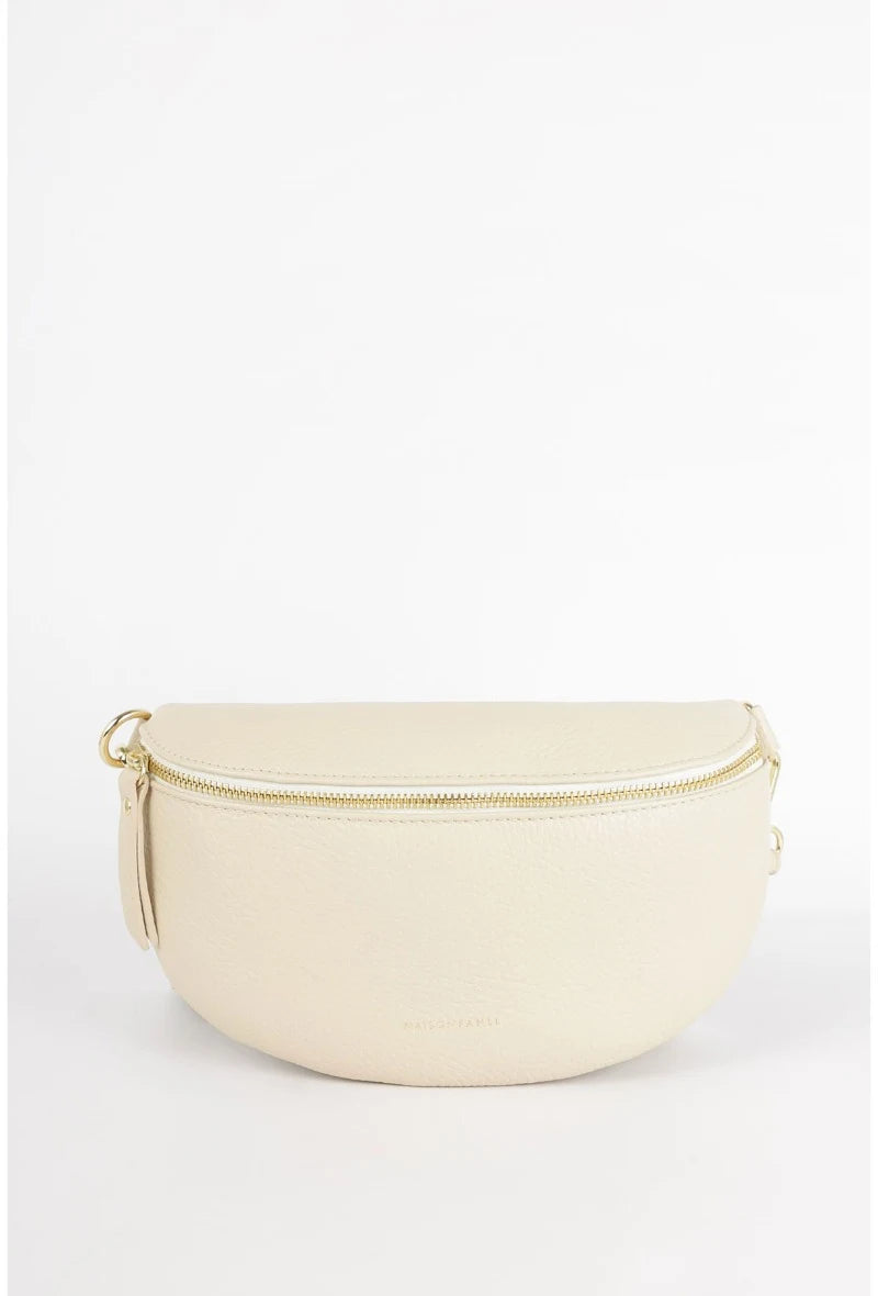 Ledertasche Halbrund