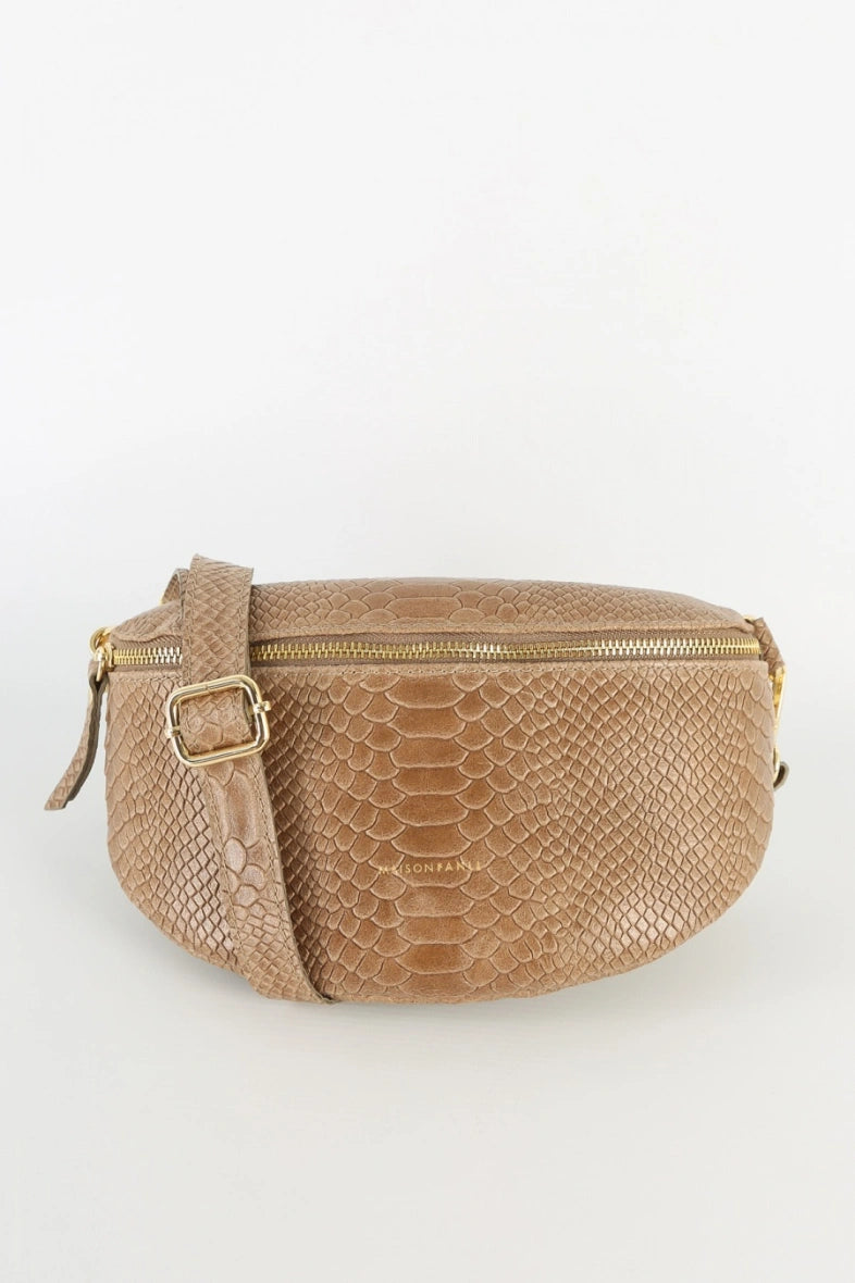 Ledertasche Halbrund
