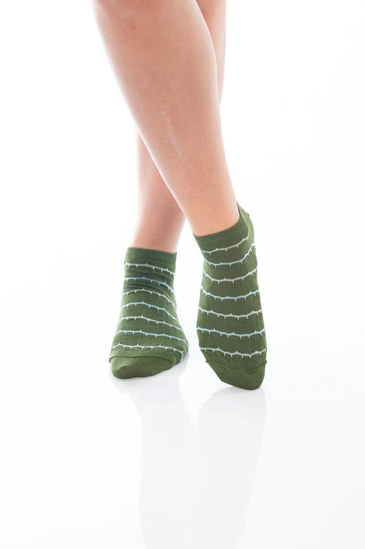 Socken Nancy olive