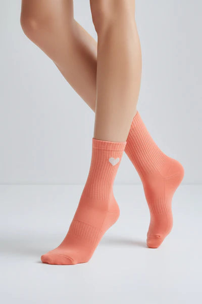 Socken Hiärtken coralle
